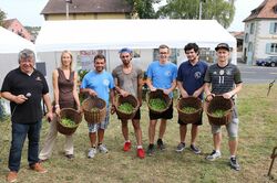 Hopfenzupfen an der Kauzenbräu